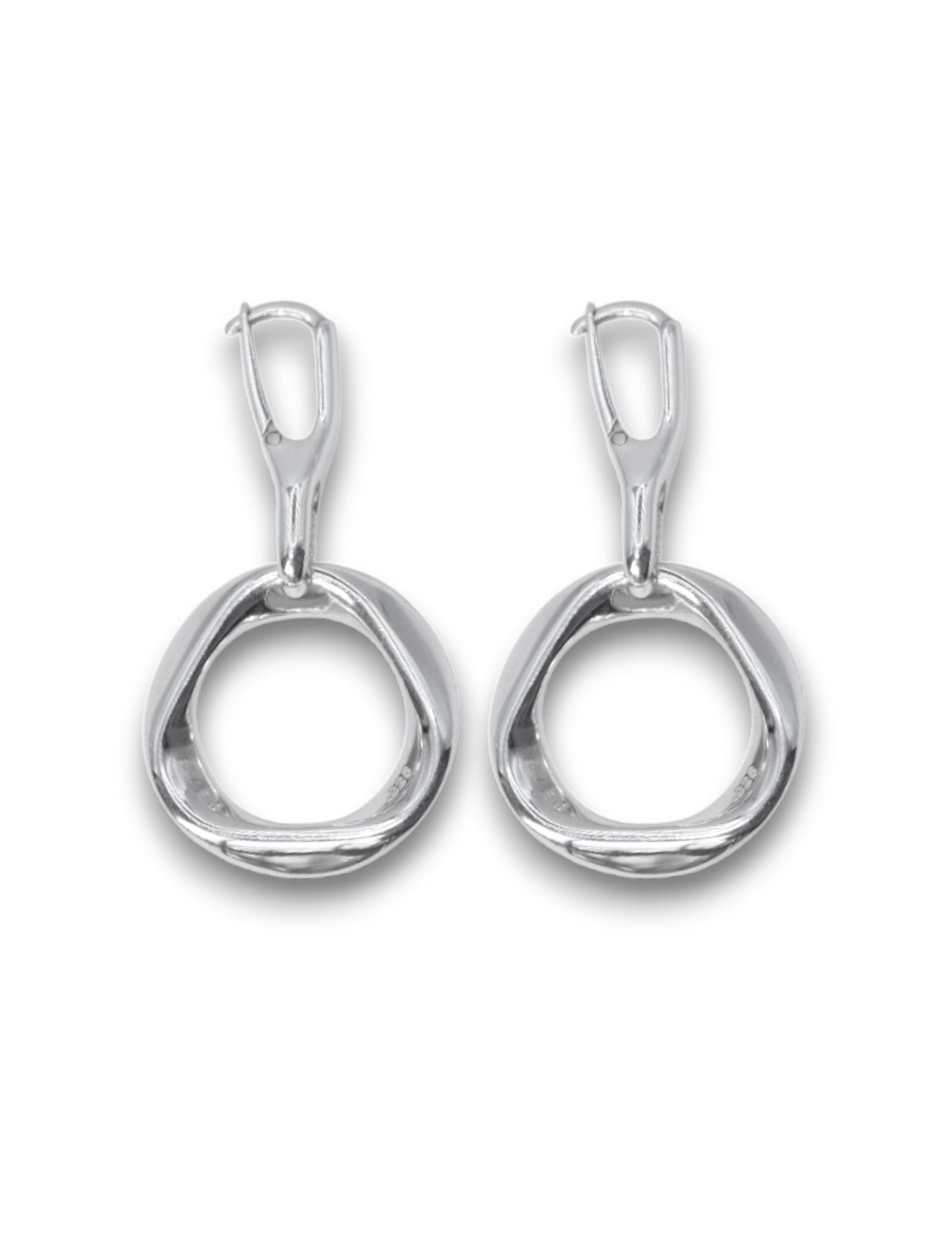 WAVE TRIANGLE EARRINGS