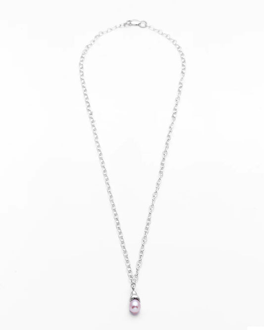 PEARL & MELTED NECKLACE