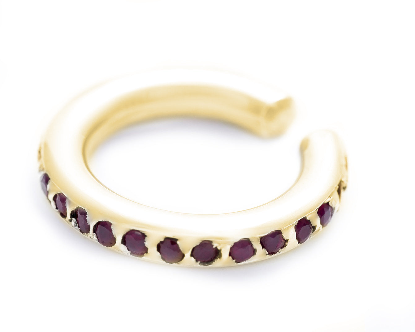 RUBY GALAXY EAR-CUFF