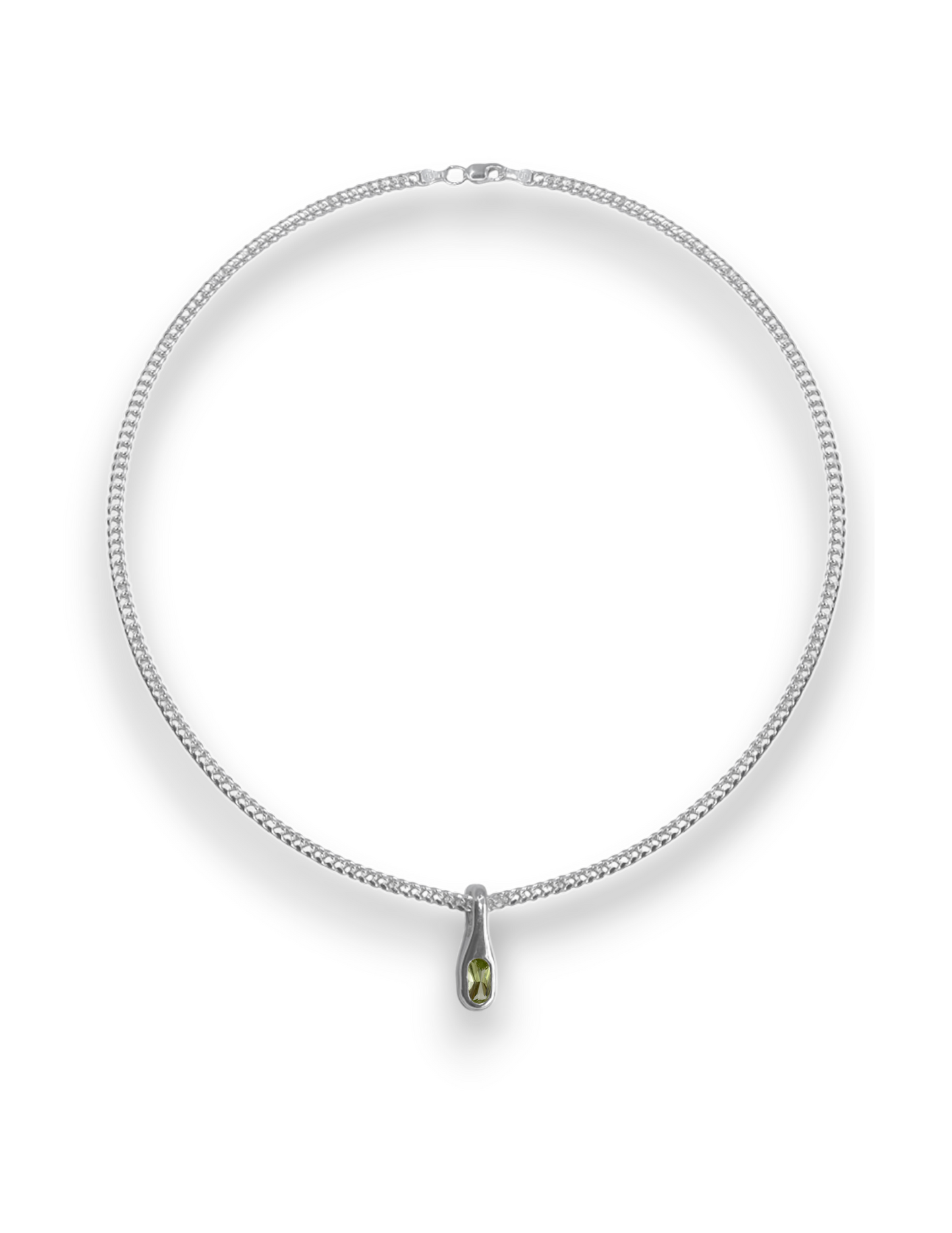 CHARM WAVE PERIDOT NECKLACE