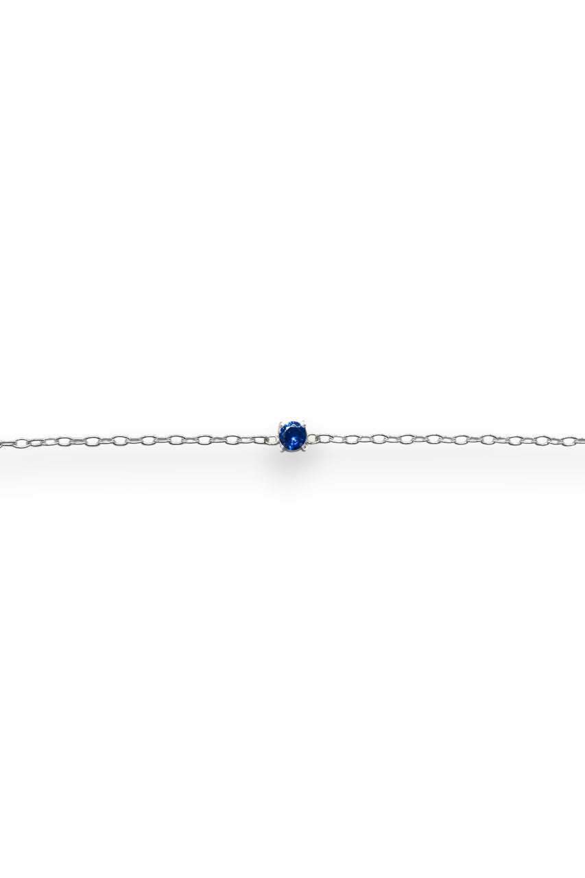 SAPPHIRE CHARM NECKLACE