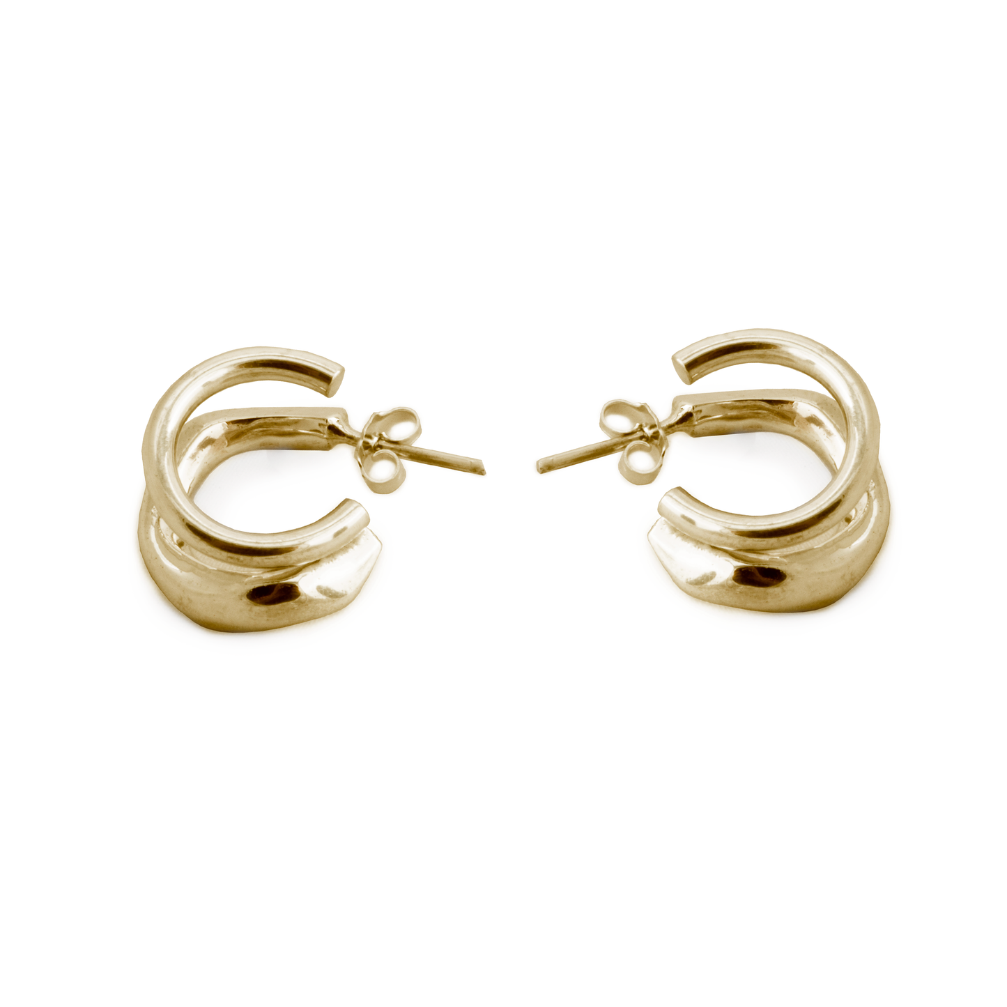 MOLTEN DOUBLE EARRING SMALL