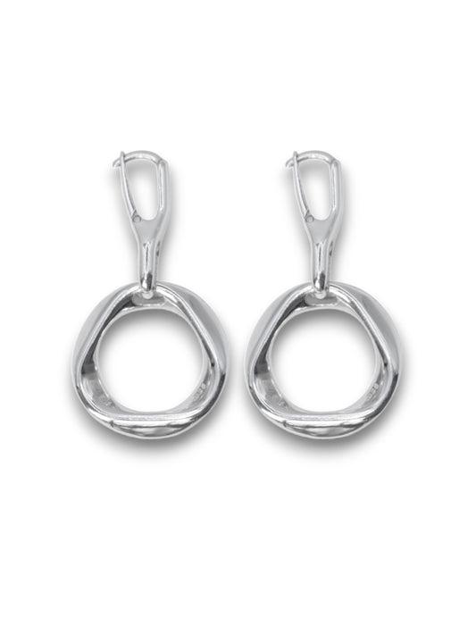 WAVE TRIANGLE EARRINGS