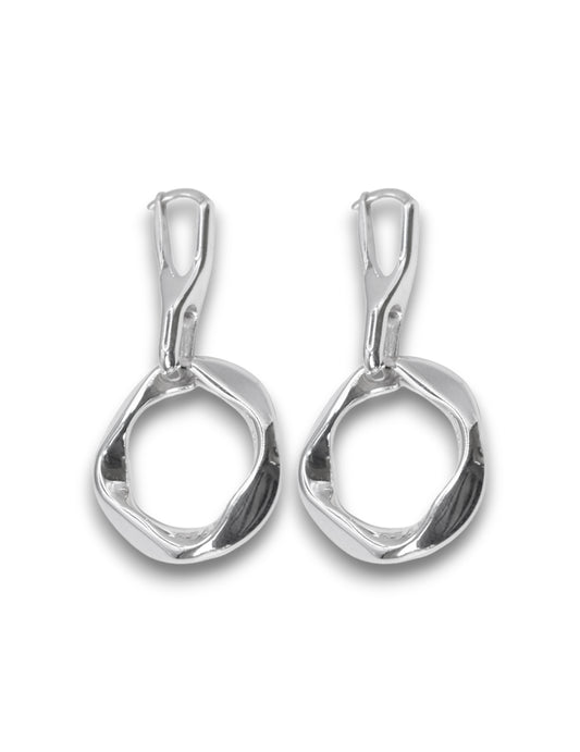 WAVE SQUARE EARRINGS