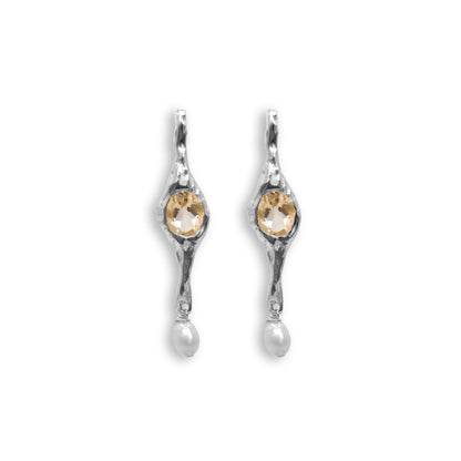 FUSION EARRINGS CITRINE