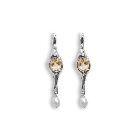 FUSION EARRINGS CITRINE