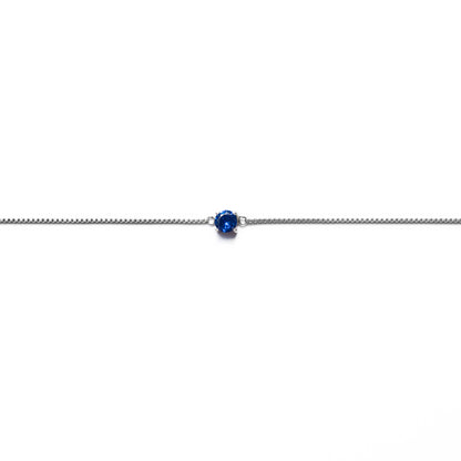 SAPPHIRE CHARM NECKLACE