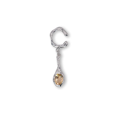 FUSION DROP EAR-CUFF CITRINE