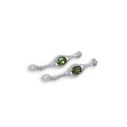 FUSION EARRINGS PERIDOT
