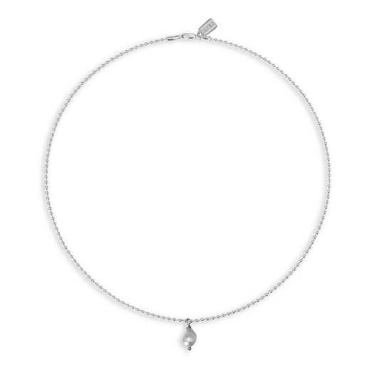 ROCKY PEARL THIN NECKLACE
