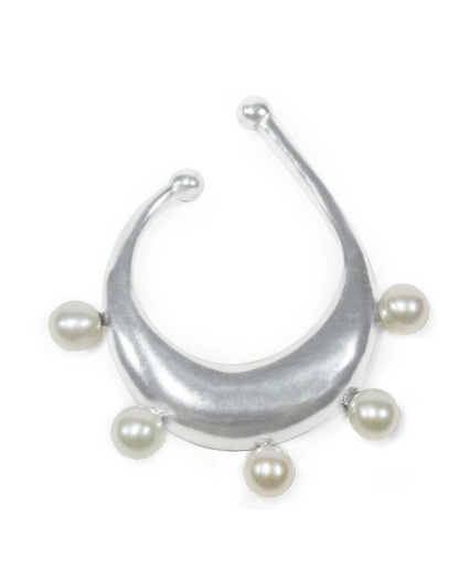 6 EAR-CUFF & PEARLS