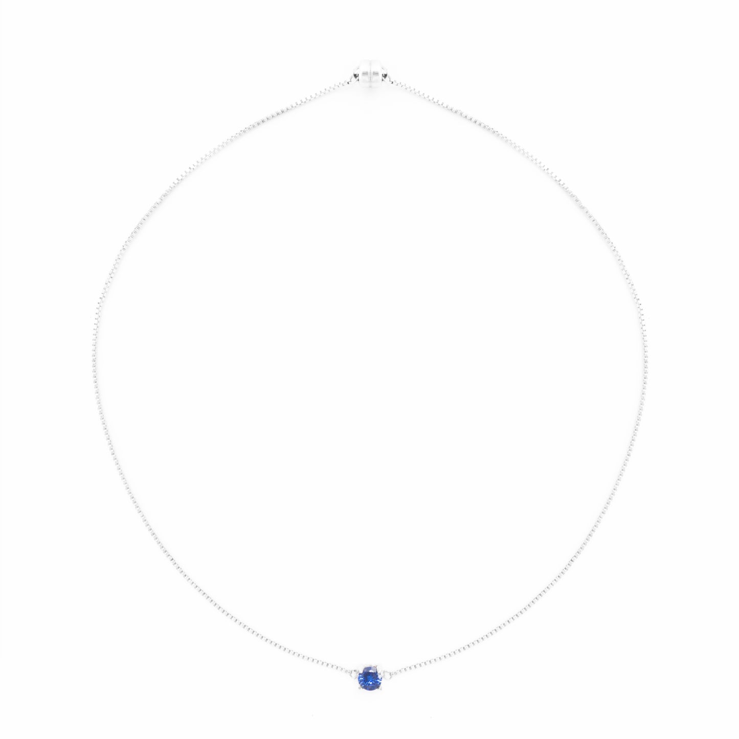 SAPPHIRE CHARM NECKLACE