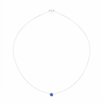 SAPPHIRE CHARM NECKLACE