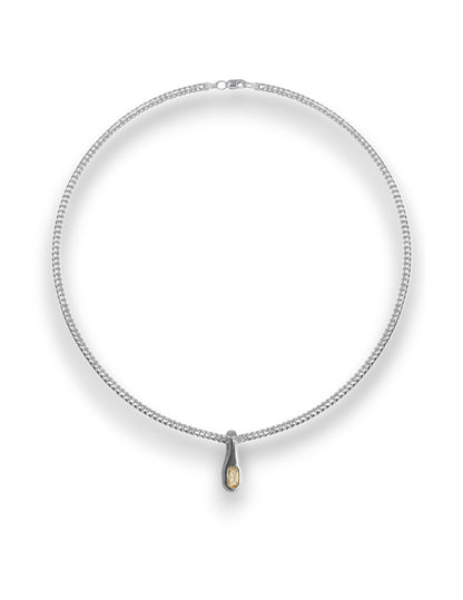 CHARM WAVE CITRINE NECKLACE
