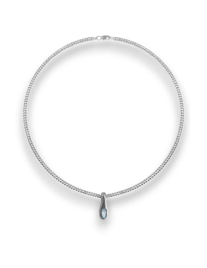 CHARM WAVE TOPAZ NECKLACE
