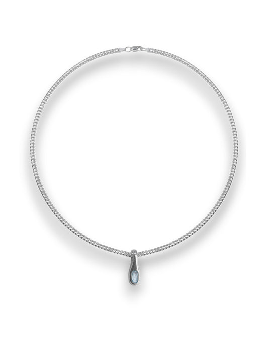 CHARM WAVE TOPAZ NECKLACE