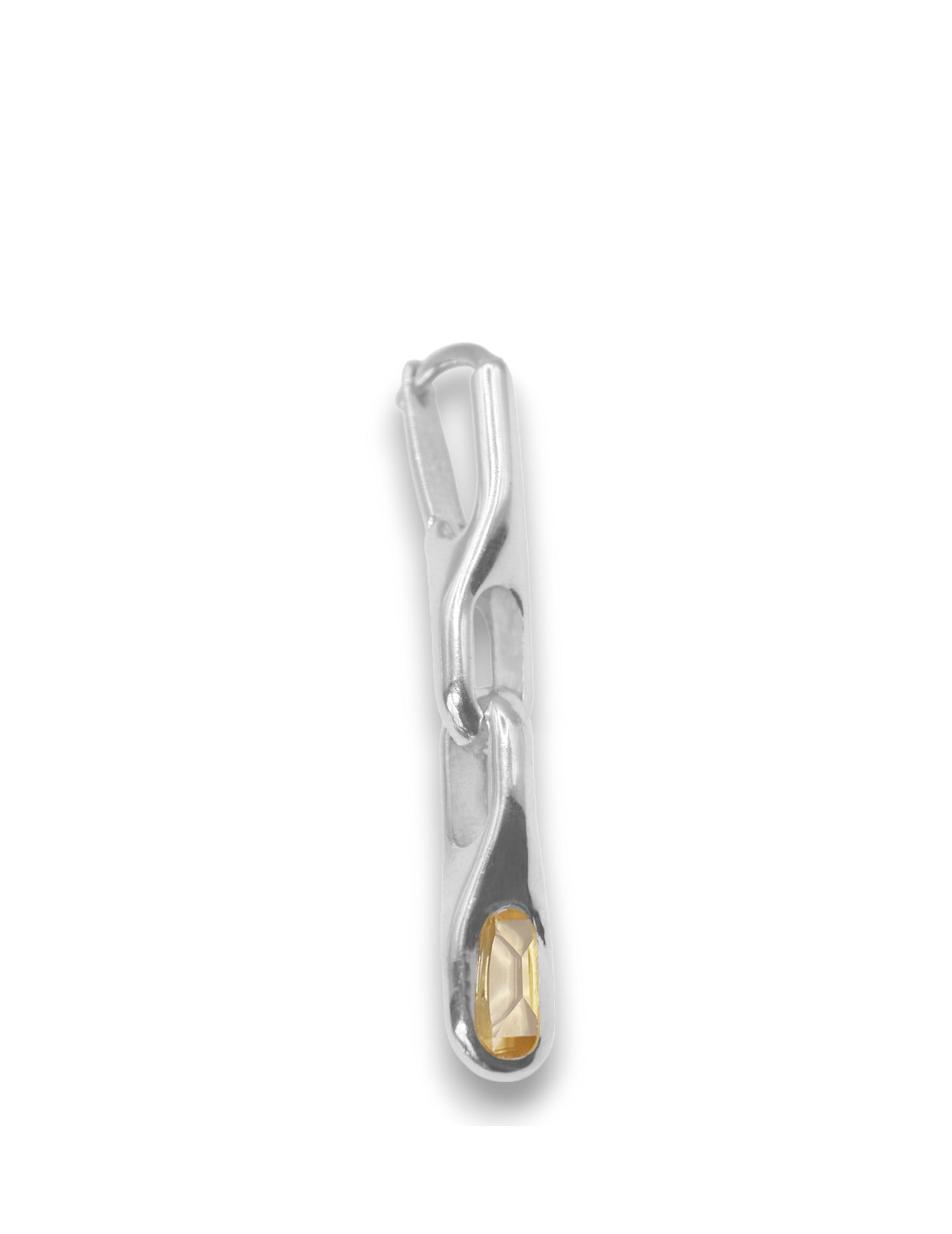 WAVE DUO CITRINE EARRING