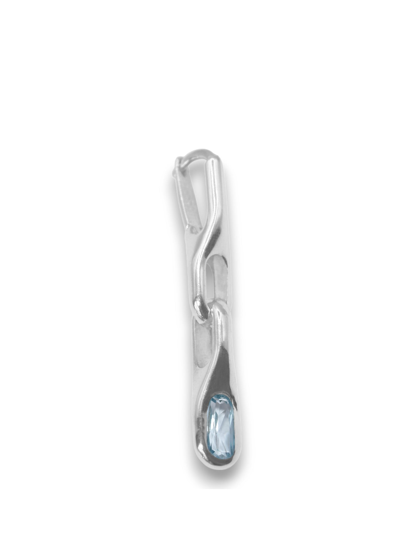WAVE DUO TOPAZ EARRING