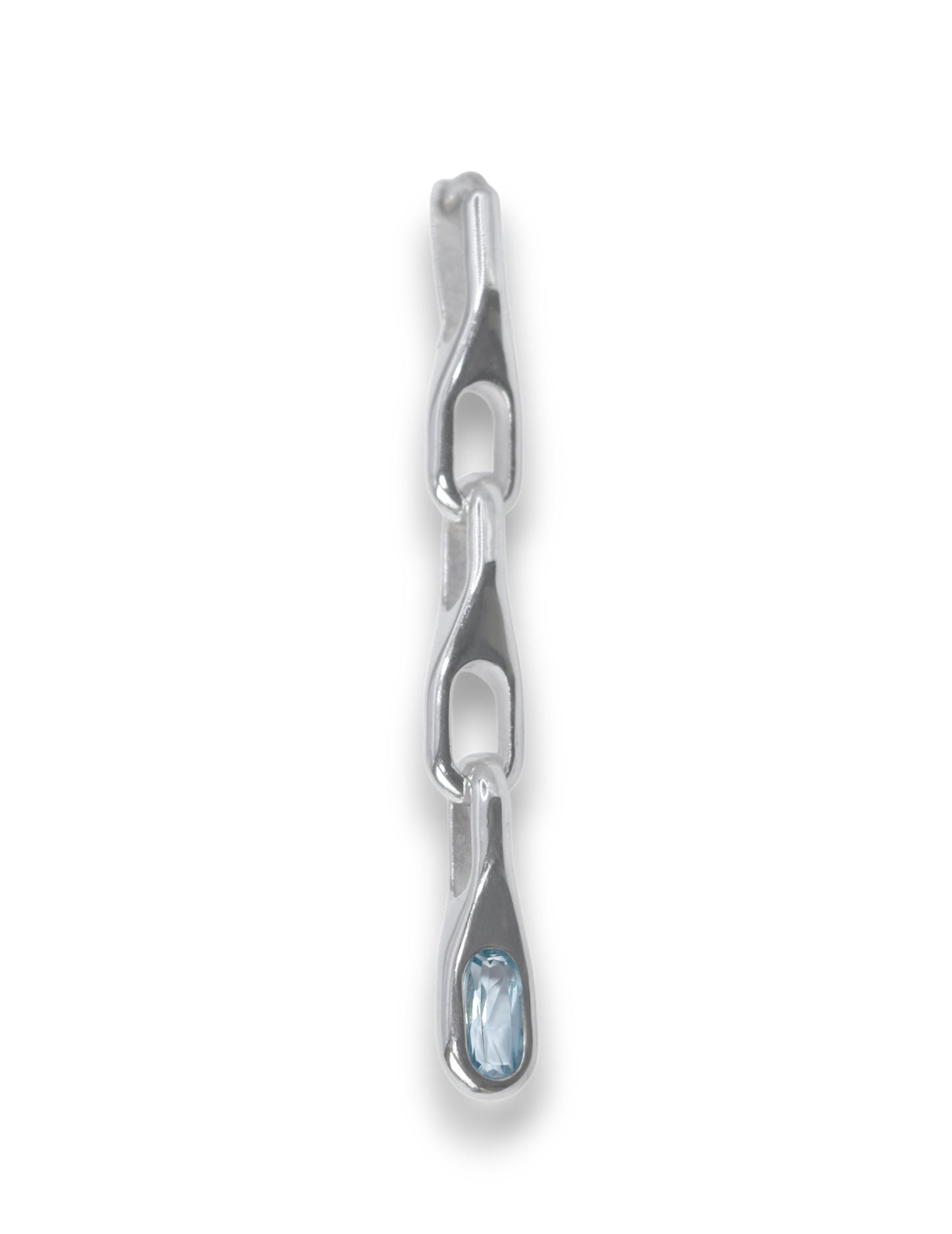 WAVE TRIO TOPAZ EARRING