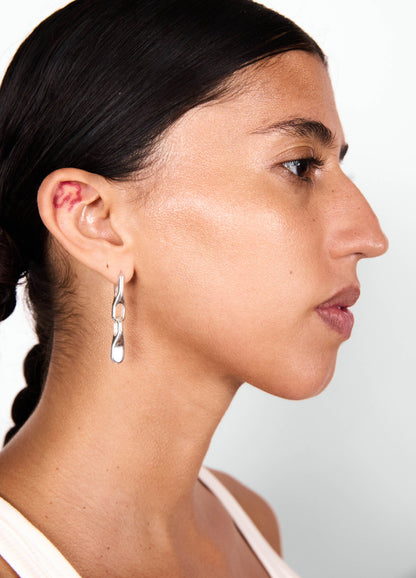 WAVE DUO SOLO EARRING