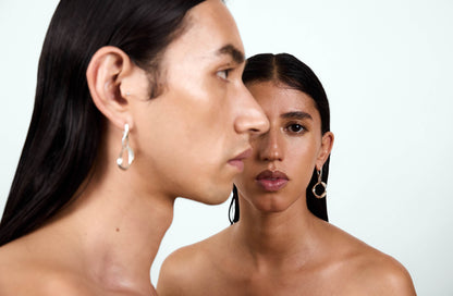 WAVE SQUARE EARRINGS