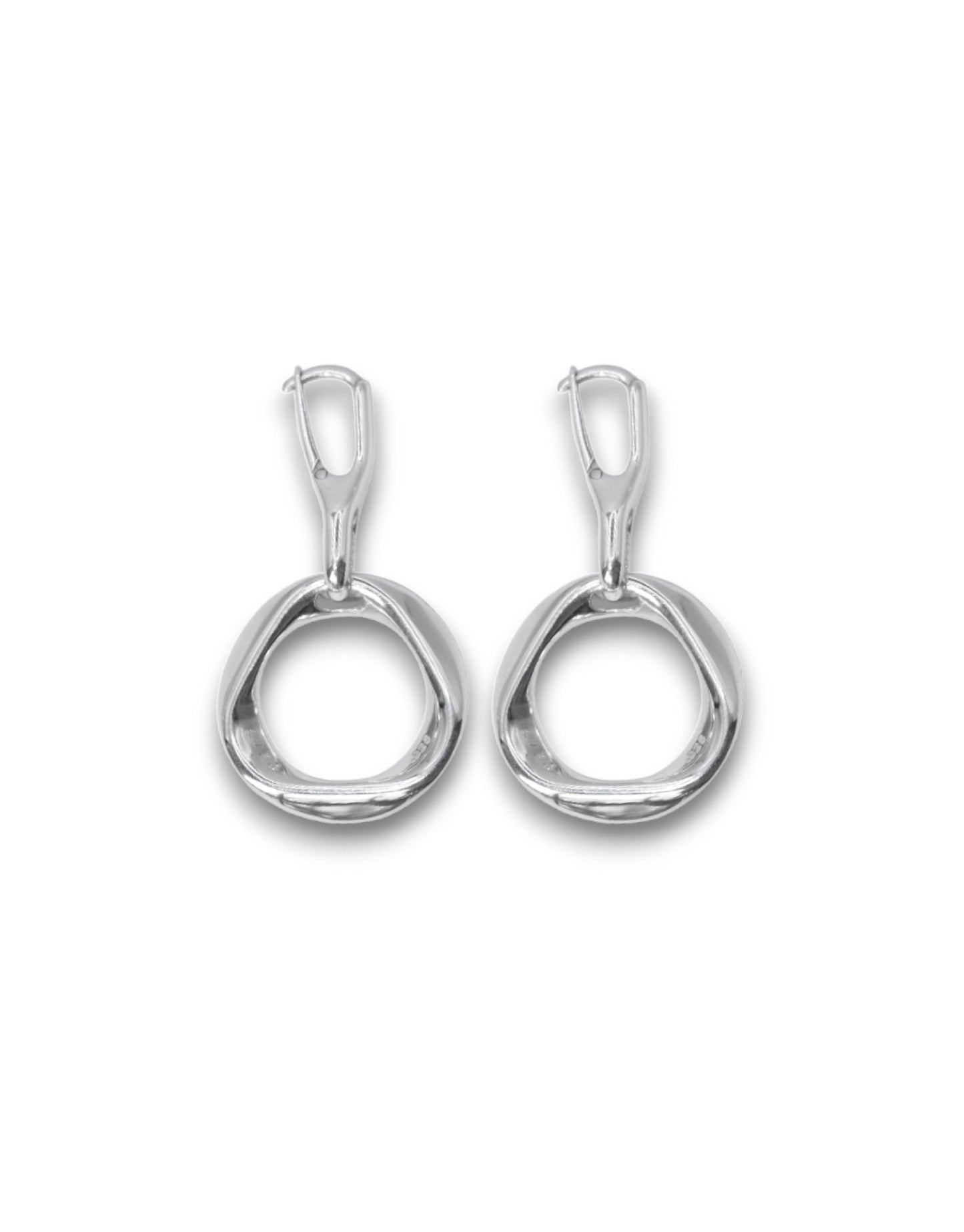 WAVE TRIANGLE EARRINGS