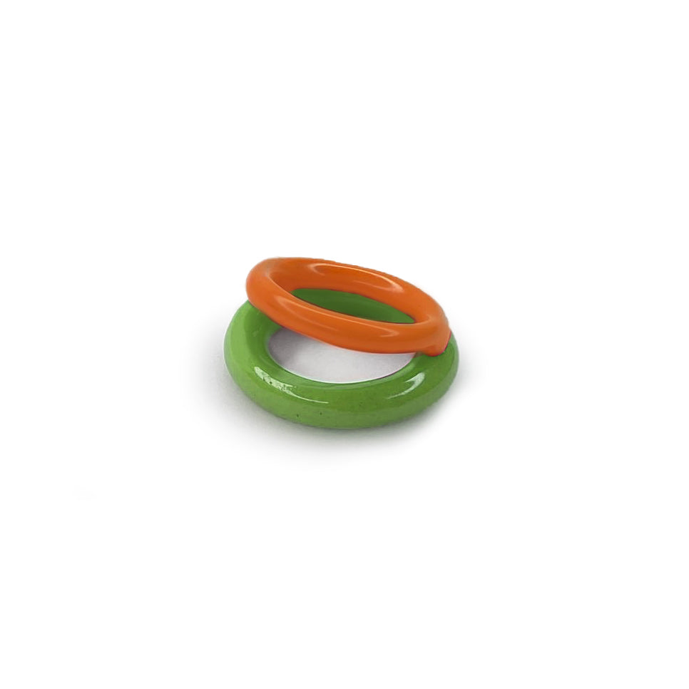 CHARLOTTE RING DOUBLE COLOR