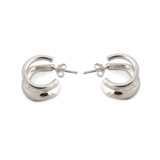 MOLTEN DOUBLE EARRING SMALL